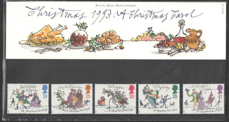 (image for) 1993 Christmas Royal Mail Presentation Pack 242